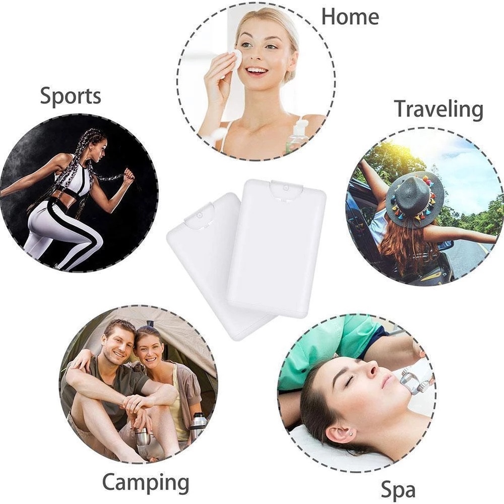 [Hàng mới về] Chai nhựa trong suốt/màu trắng dung tích 20ml dễ mang theo
