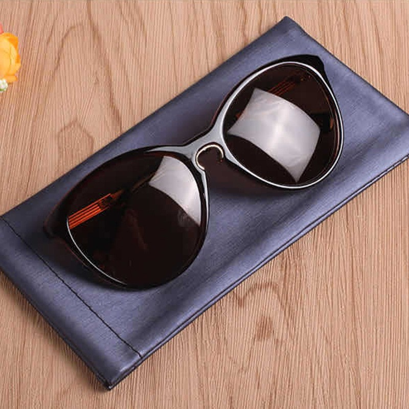 Bao da đựng mắt kính nhiều màu thời trang