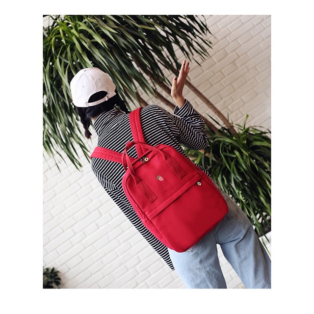 Balo đi học vải bố cực đẹp , balo du lịch thời trang ulzzang