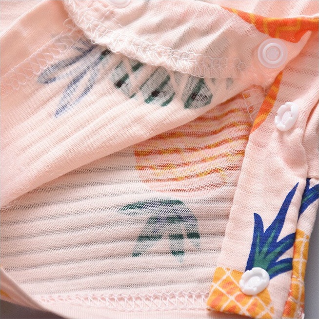 Bộ Body Đùi Cộc Tay Cotton Sợi Tre Mỏng Mát Mùa Hè Cho Bé Trai Bé Gái Sơ Sinh Lamia 𝟑𝟓𝐁𝐃𝐃𝐔