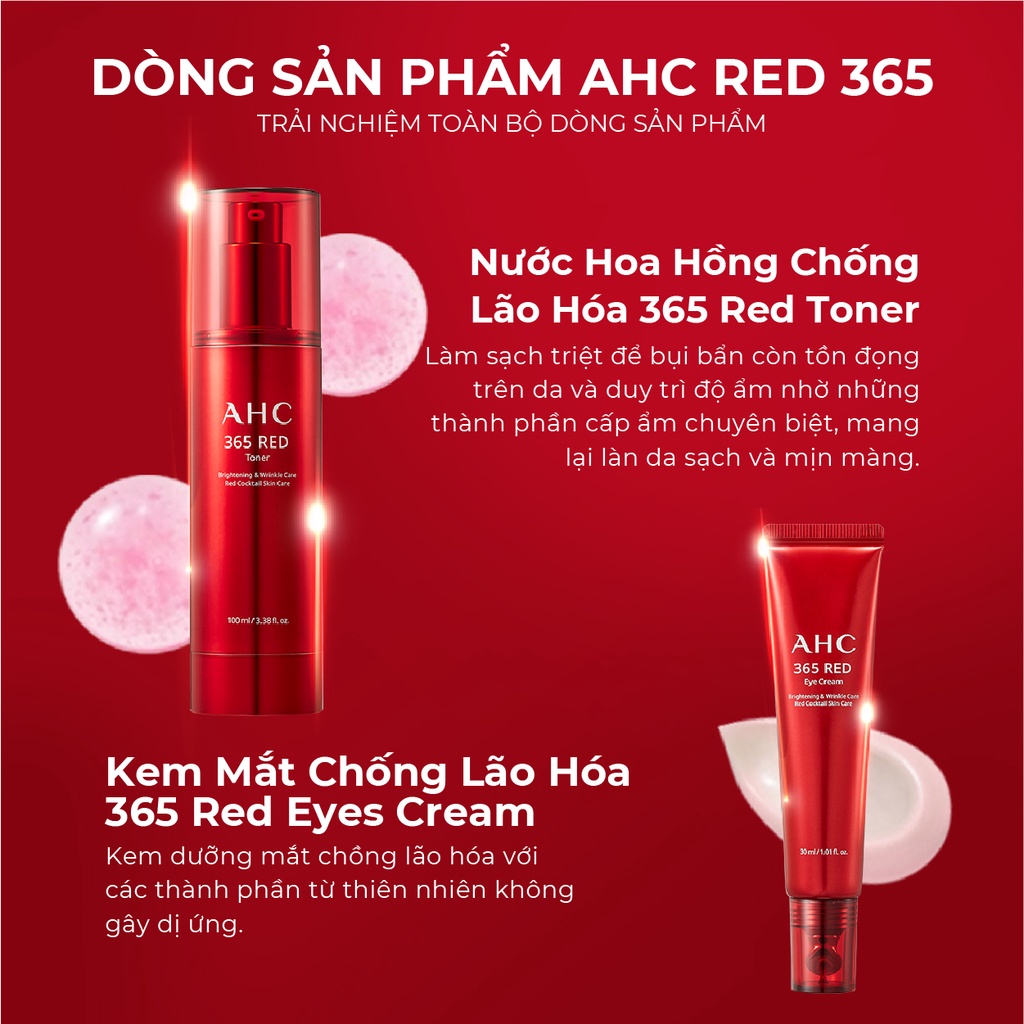 Kem Dưỡng Chống Lão Hoá AHC 365 Red Cream 50ml