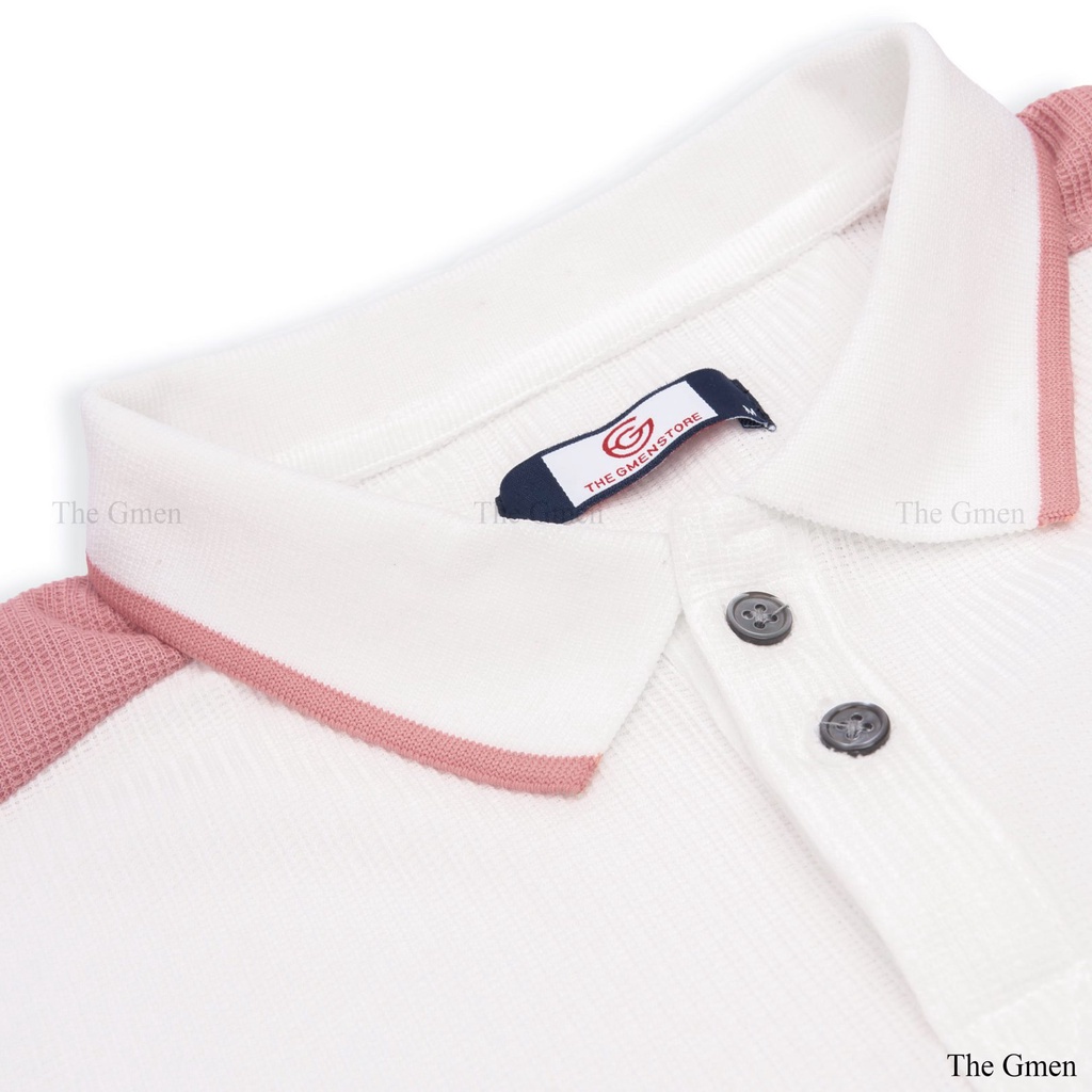 Áo Polo nam The GMEN Colour Block Polo thiết kế xen màu, chất liệu siêu mềm mịn, chuẩn form