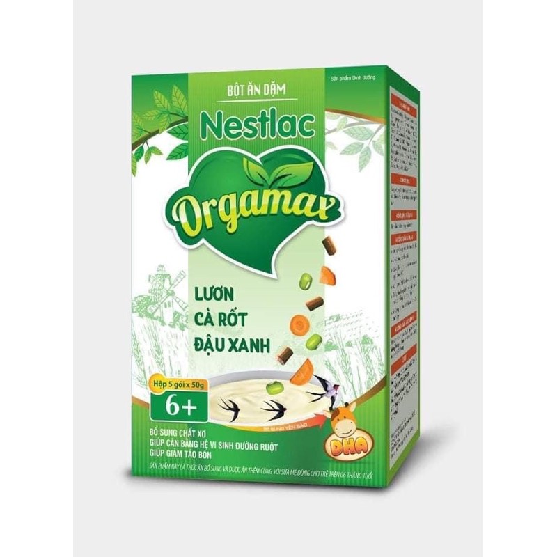 BỘT ĂN DẶM Nestlac Orgamax đủ vị