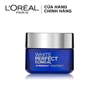 Kem dưỡng da trắng mịn và giảm thâm nám ban đêm L'Oreal Paris White Perfect Clinical 50ml