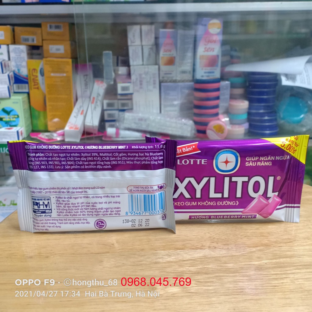 Kẹo gum không đường LOTTE XYLITOL | BigBuy360 - bigbuy360.vn