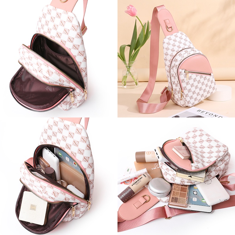 Túi đeo trước ngực phong cách thời trang Hàn Quốc mới 2022 2 màu tùy chọn