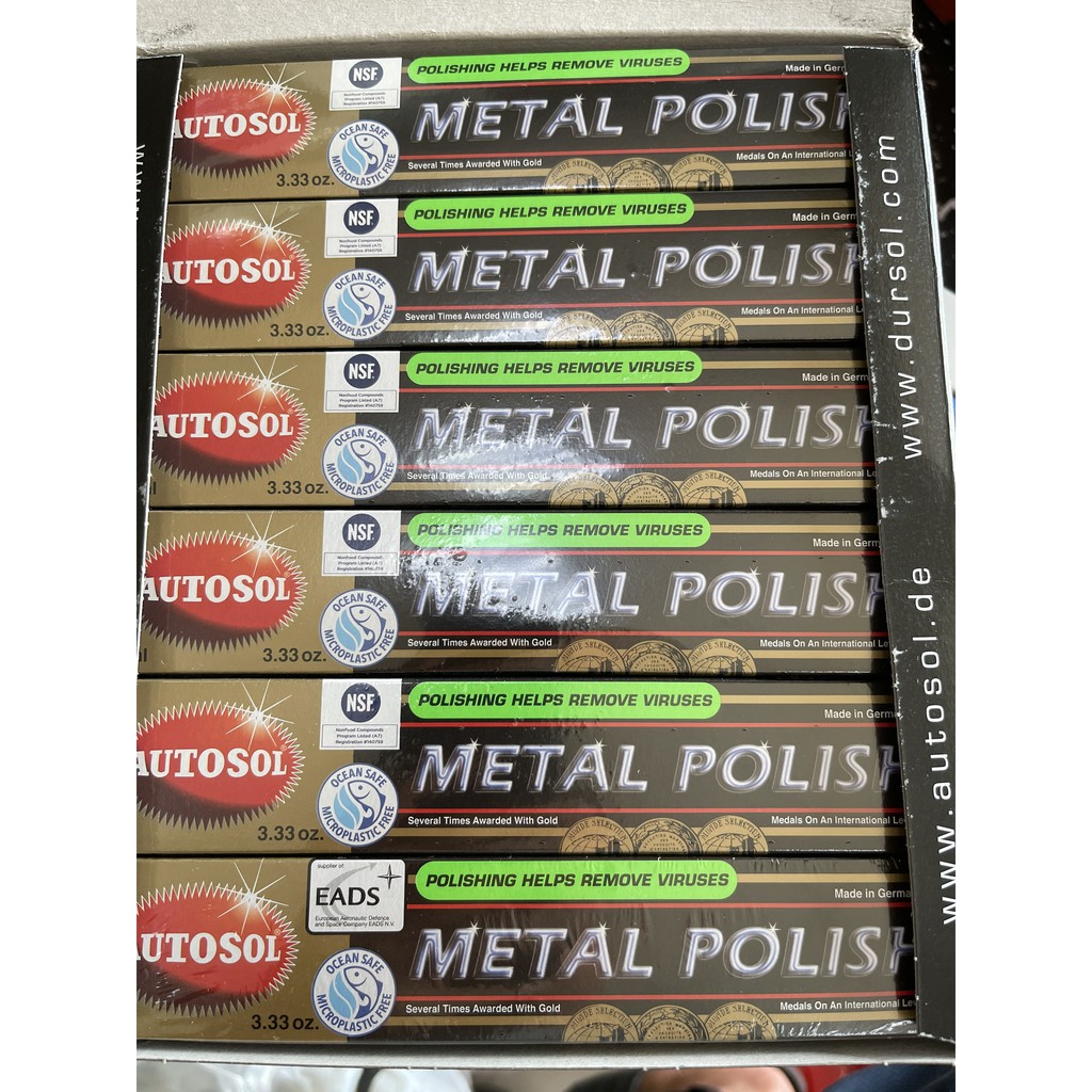 Kem đánh bóng AUTOSOL 100g tuýp lớn, Kem đánh bóng kim loại AUTOSOL METAL POLISH, kem đánh bóng đồng AUTOSOL