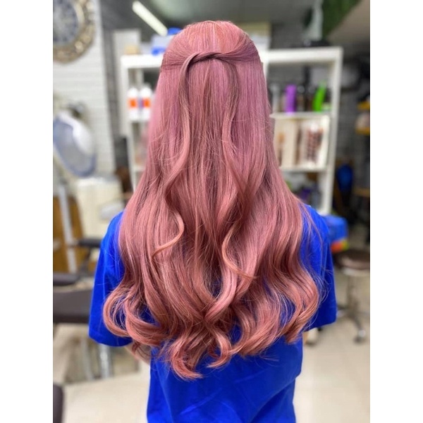 Thuốc nhuộm tóc màu nâu trà sữa