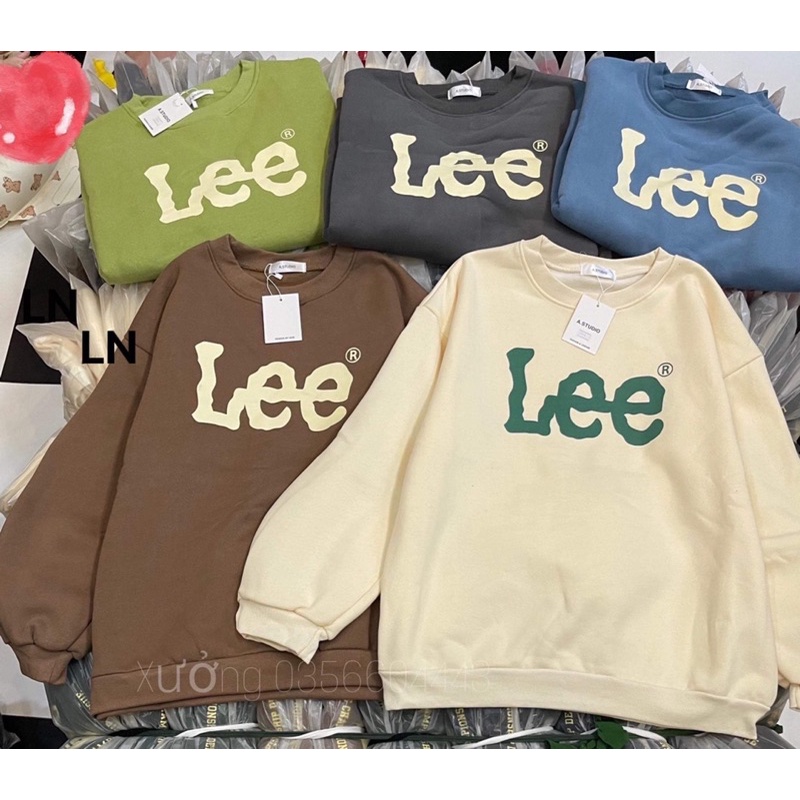 Áo nỉ bo cotton LEE LN12