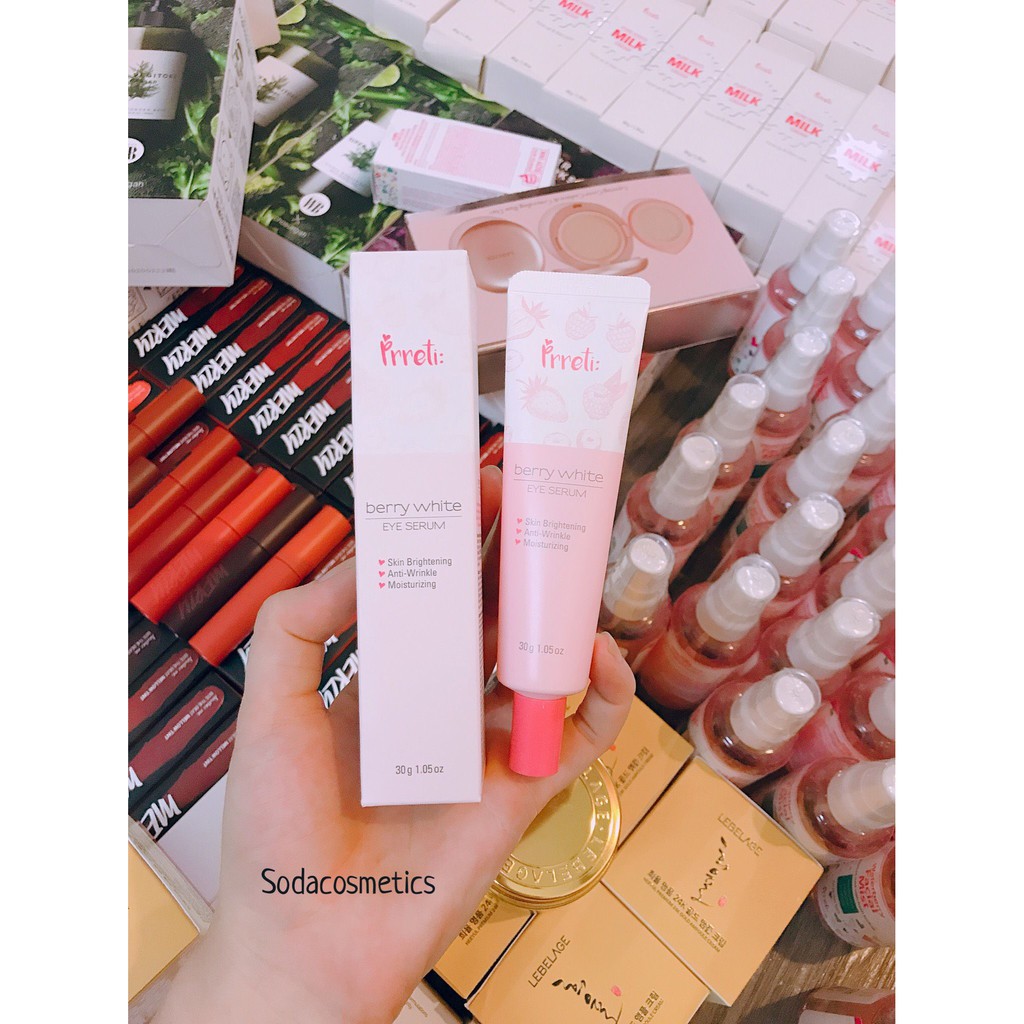 Tinh Chất Dưỡng Mắt Prreti Berry White Eye Serum 30ml | BigBuy360 - bigbuy360.vn