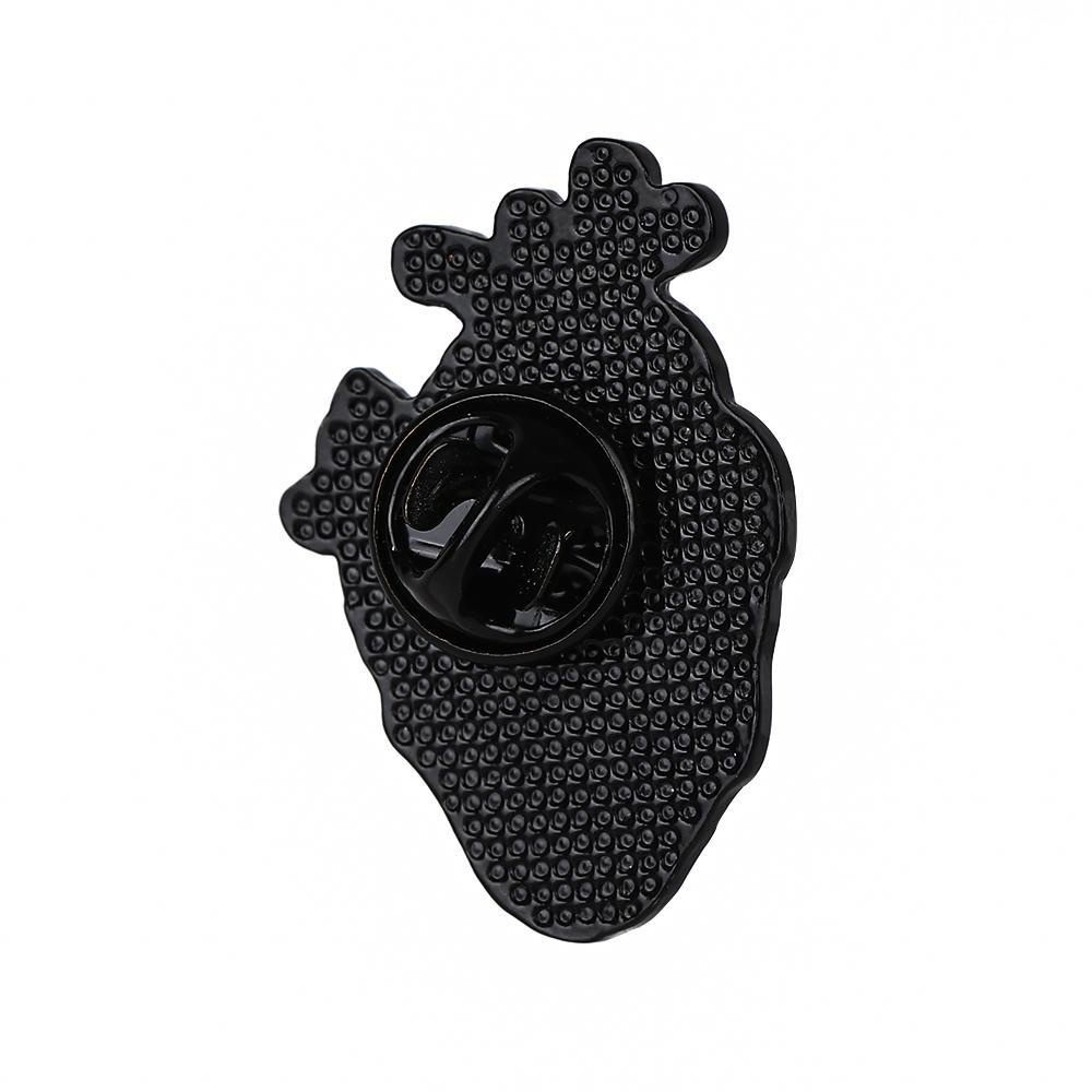 Ghim Cài Áo Hình Trái Tim Hoạt Hình Vui Nhộn