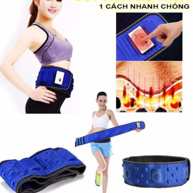 ✔️ Đai Massage X5 Hàn Quốc Đánh Tan Mỡ Bụng - Đùi - Hông - Vai, Mang Đến Cho Bạn Vòng Eo Thon Gọn [Bảo Hành 1 Đổi 1]