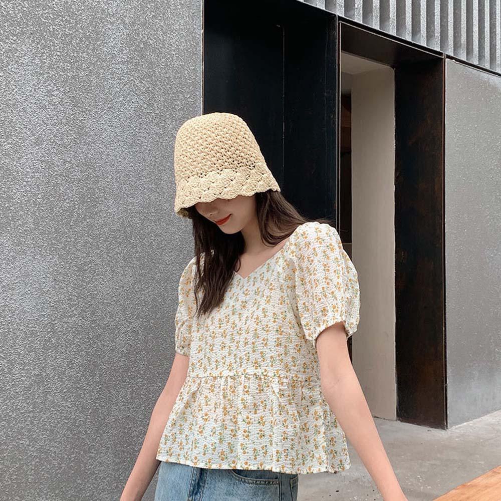 Nón Cói Rộng Vành Thời Trang Đi Biển Mùa Hè Cho Nữ