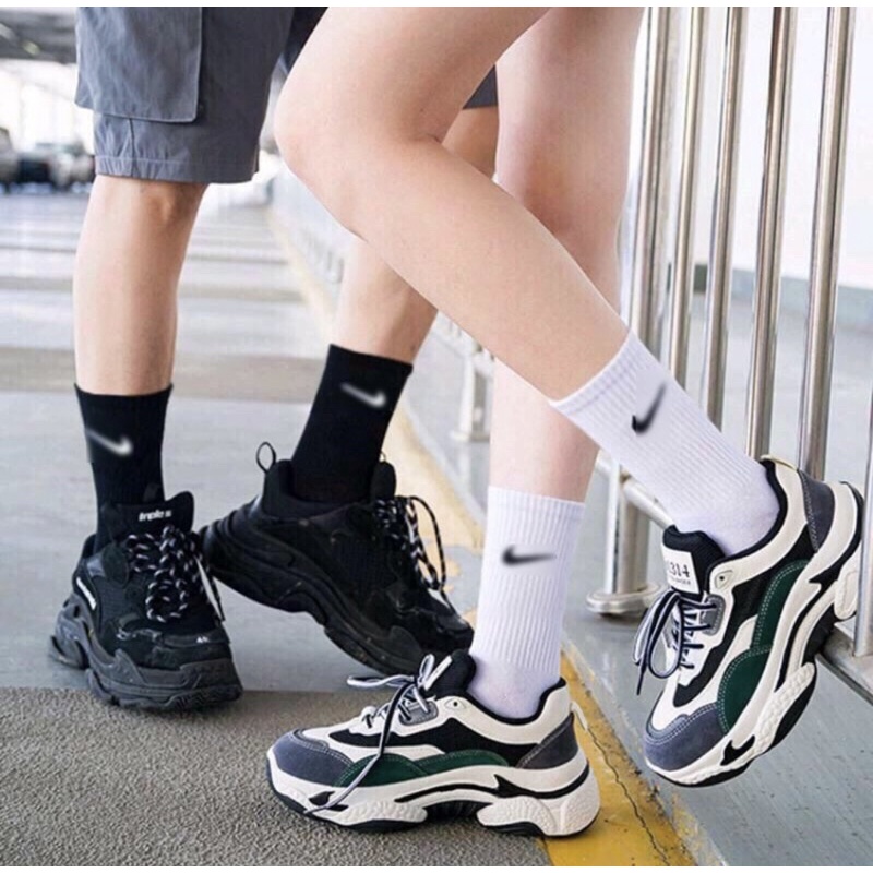 [SIÊU ĐẸP]Tất vớ cổ cao Nam Nữ unisex, tất cổ cao cotton mềm.