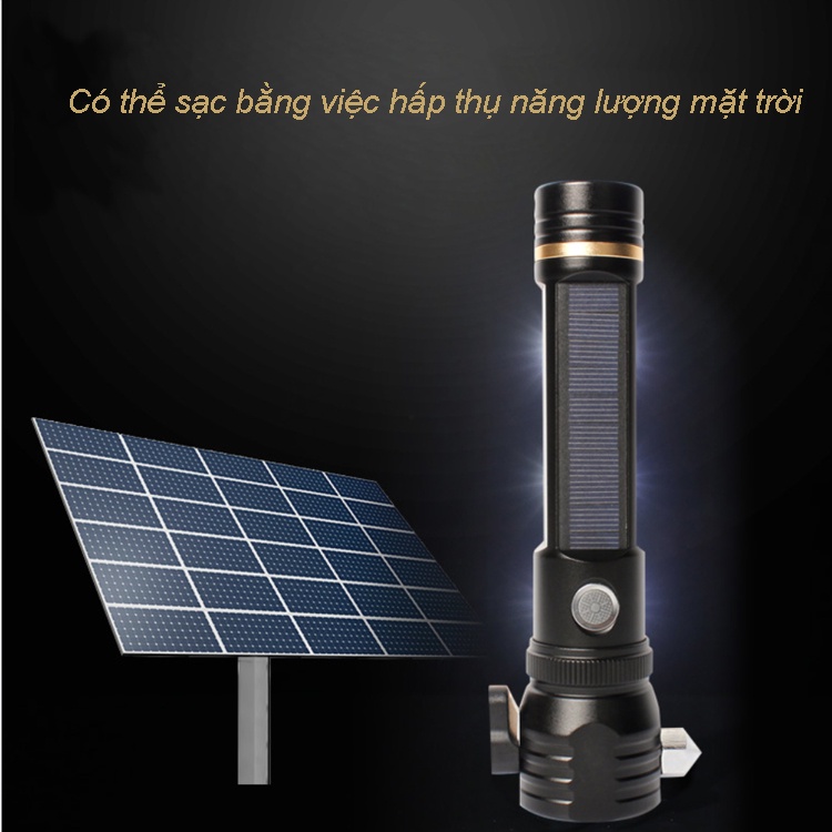 Đèn pin siêu sáng thoát hiểm 7 chức năng D00-564