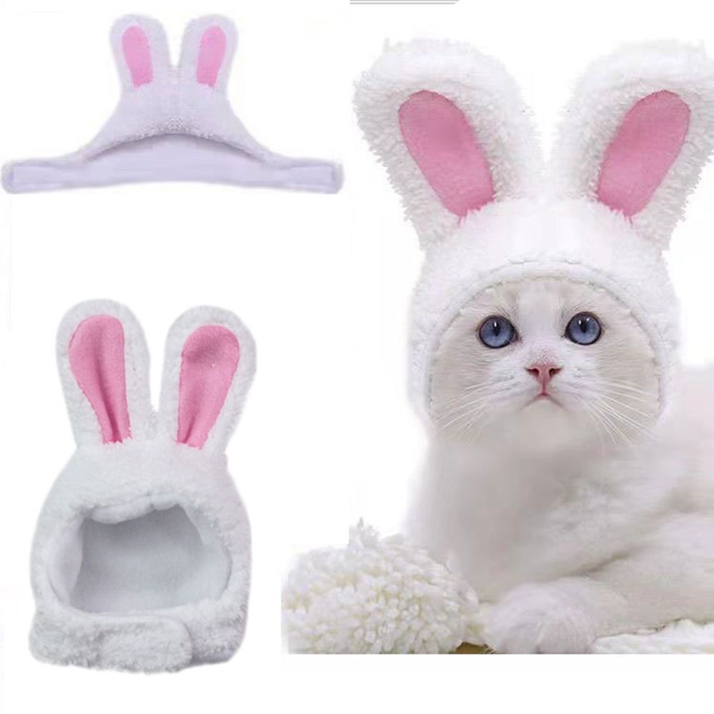 Mũ Đội Giữ Ấm Tai Thỏ Dành Cho Thú Cưng Thiết Kế Mới