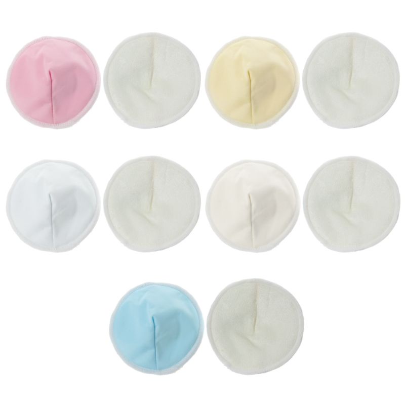 Bộ 2 Miếng Lót Ngực Thoáng Khí Chống Tràn Có Thể Giặt Sạch Tiện Dụng Cho Mẹ Bầu