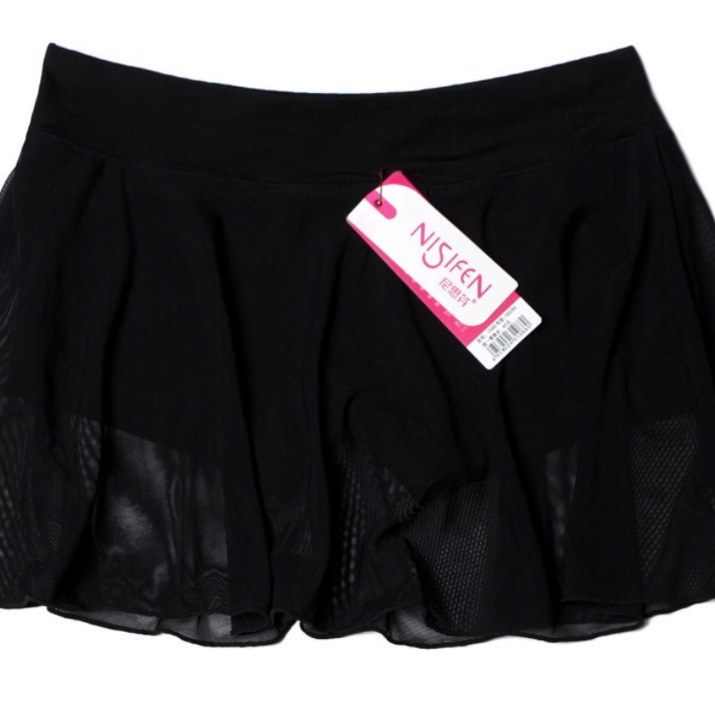 Quần Legging Mặc Trong Váy Phối Lưới Hai Lớp Chống Chói In Họa Tiết Dễ Thương