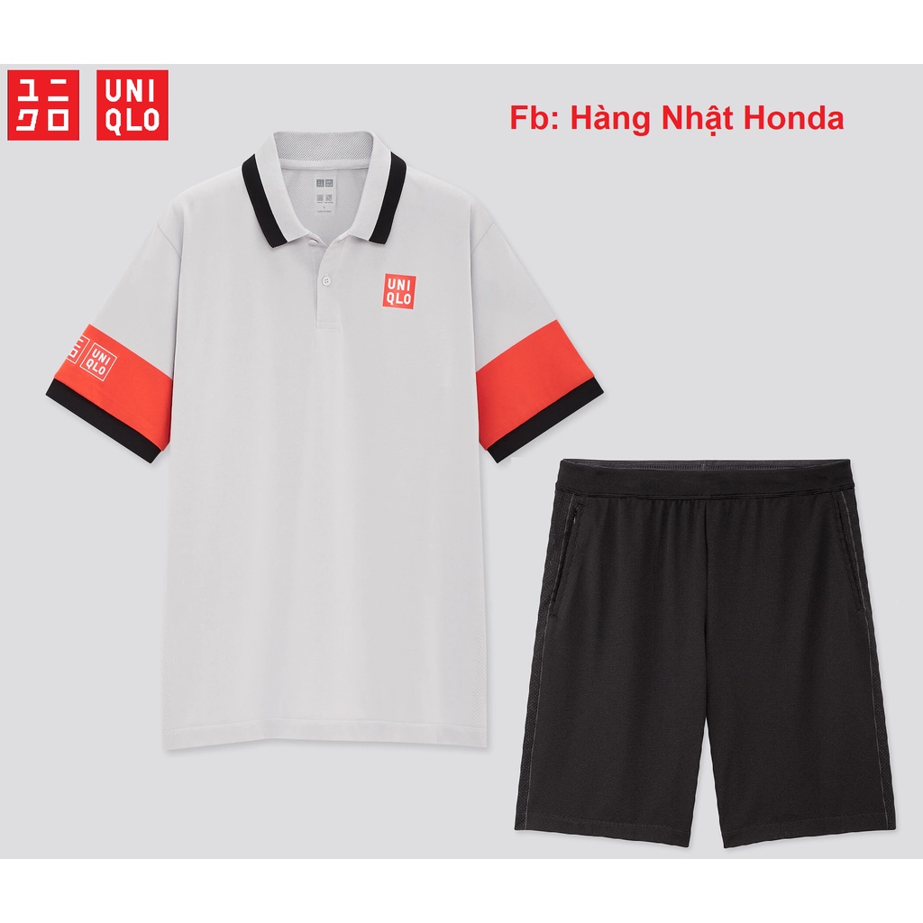 [Auth Uniqlo] Áo thể thao Tennis Uniqlo Kei Nishikori 2021 - Giải Úc