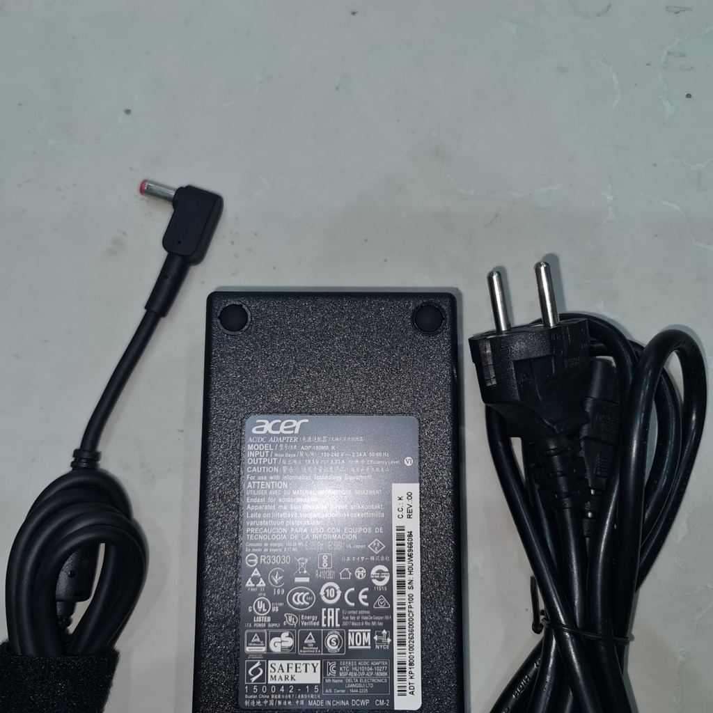 Sạc laptop acer Nitro5 AN515-58 19.5V-9.23A - Tặng kèm dây nguồn