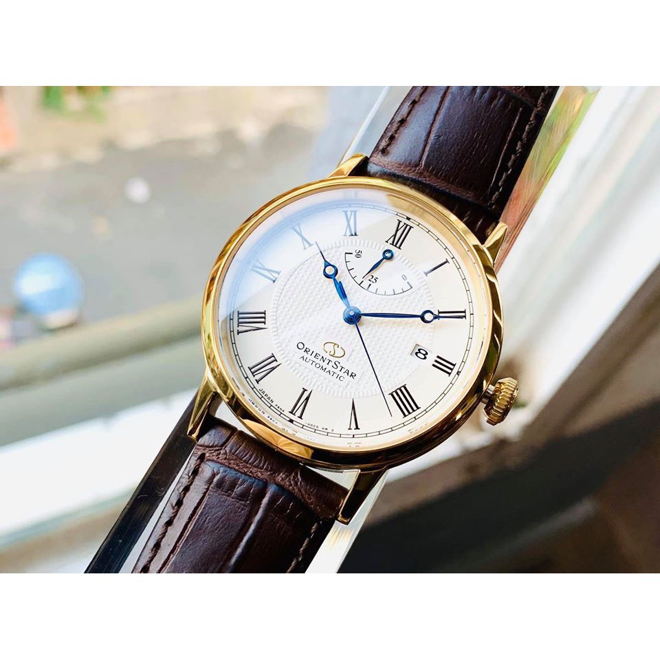 Đồng hồ nam Orient Star Elegant RE-AU0001S00B - Máy Automatic cơ mới trữ cót 50 tiếng.MADE IN JAPAN