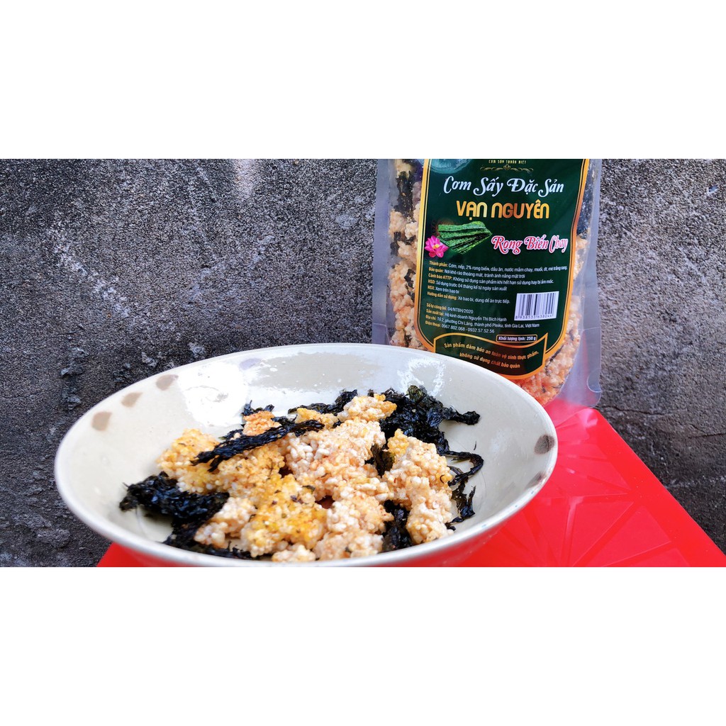 Cơm Sấy/Cơm Cháy Rong Biển Chay Vạn Nguyên 250gr/420gr