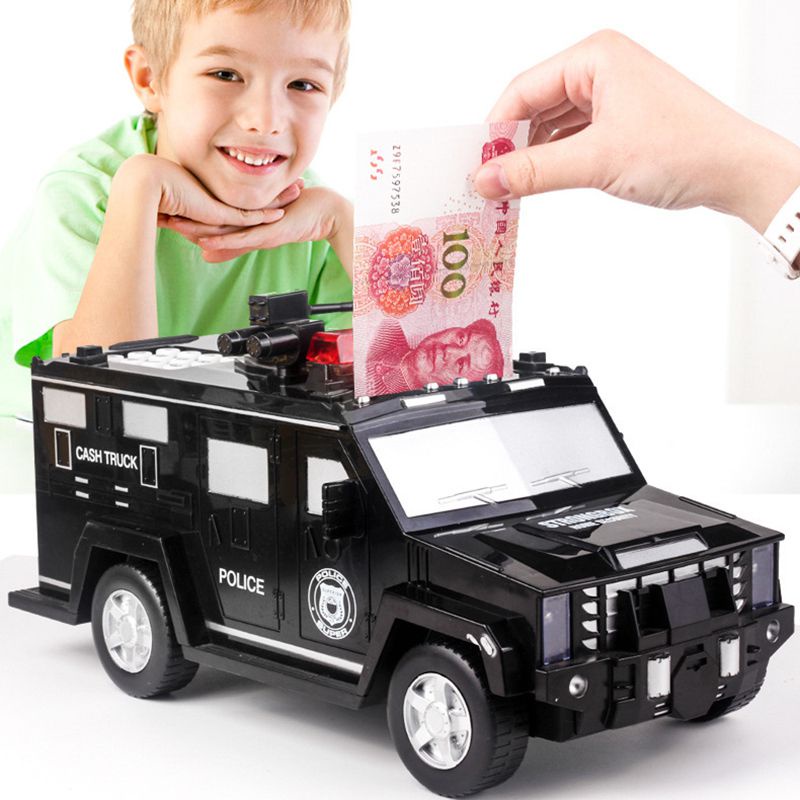 Hộp Đựng Tiền Tiết Kiệm Hình Xe Hơi Có Mật Khẩu Vân Tay