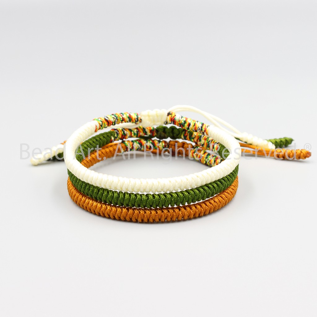 Vòng Tay Dây Ngũ Sắc Thắt Chỉ Màu Tibet Handmade , Vòng Tay Phong Thuỷ, Chuỗi Hạt S50 - Bead Art