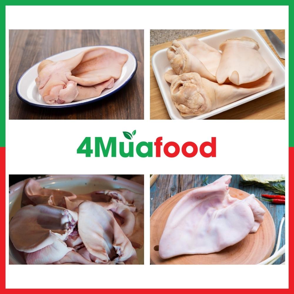 1 Túi Tai Lợn  Không chất tẩy trắng -  Đóng túi hút chân không - 4Muafood - Thực Phẩm 4 Mùa