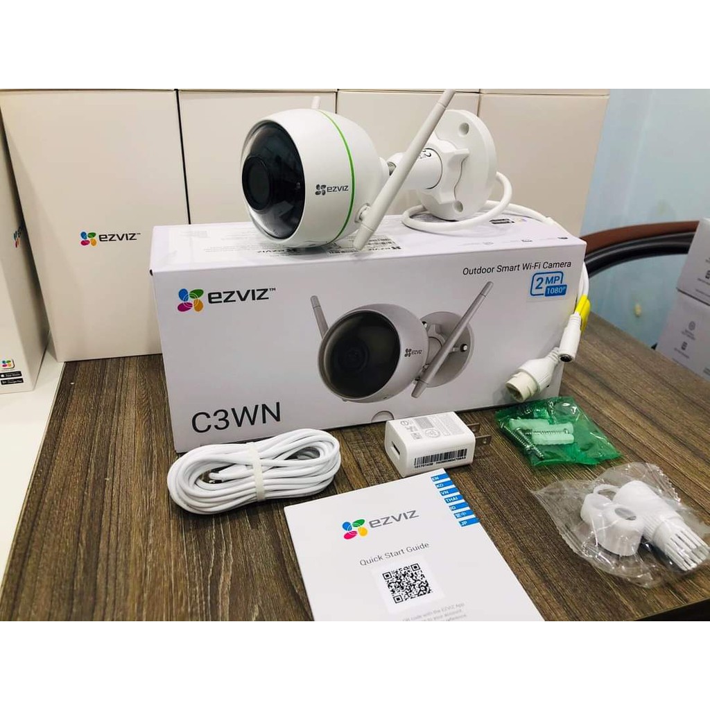 [LOẠI TỐT] Camera Wifi Ngoài Trời EZVIZ C3WN 1080P chống mưa nắng tuyệt đối | BigBuy360 - bigbuy360.vn