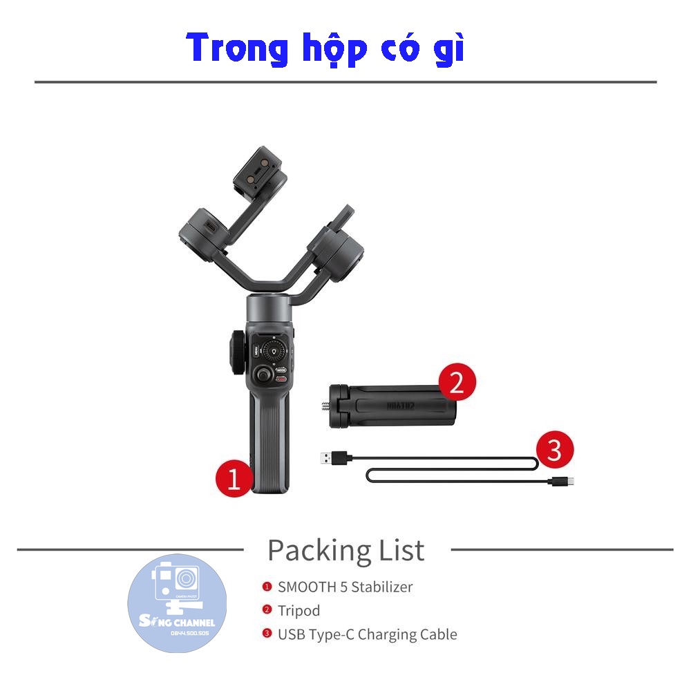 Gimbal Chống rung điện thoại Zhiyun Smooth 5