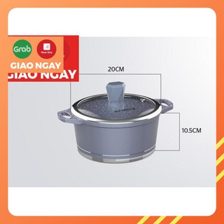 (Grab/Now) NỒI VÂN ĐÁ ĐÁY TỪ SUNHOUSE MAMA