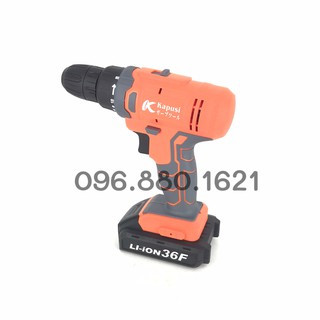 Máy khoan pin Kapusi 2 pin 2 tốc độ 36F KHÔNG PIN