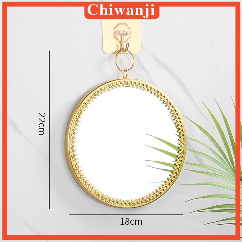 [CHIWANJI]Round Mirror Makeup Vanity Dressing Mirror Bathroom Mirrors