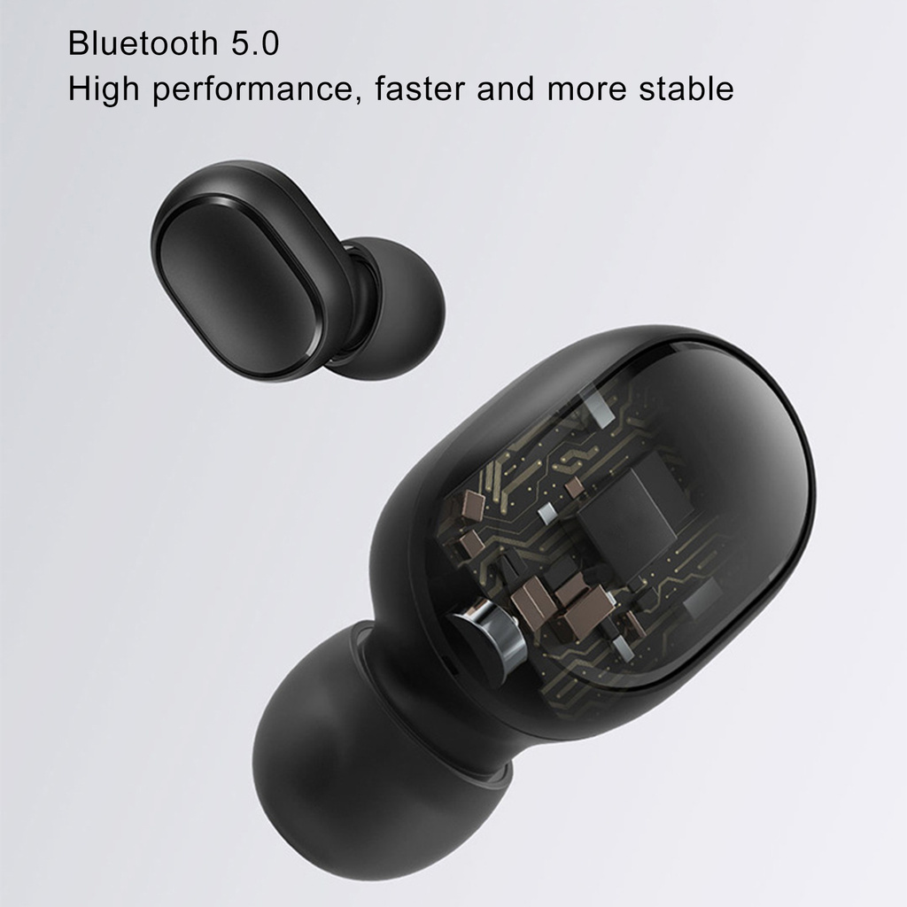 Tai Nghe Nhét Tai Giảm Ồn Xiaomi Redmi Airdots 2 Tws Mini Kết Nối Bluetooth 5.0 Và Phụ Kiện