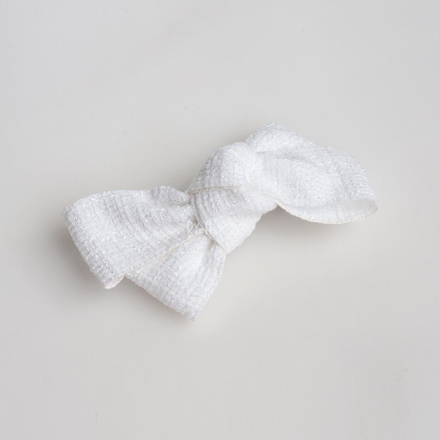 Kẹp tóc bấm nơ ruy băng dạ RYA 92090