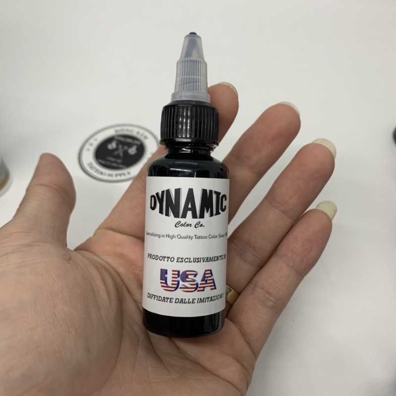 Mực màu đen xăm hình dynamic blk chính hãng usa hàng có sẵn