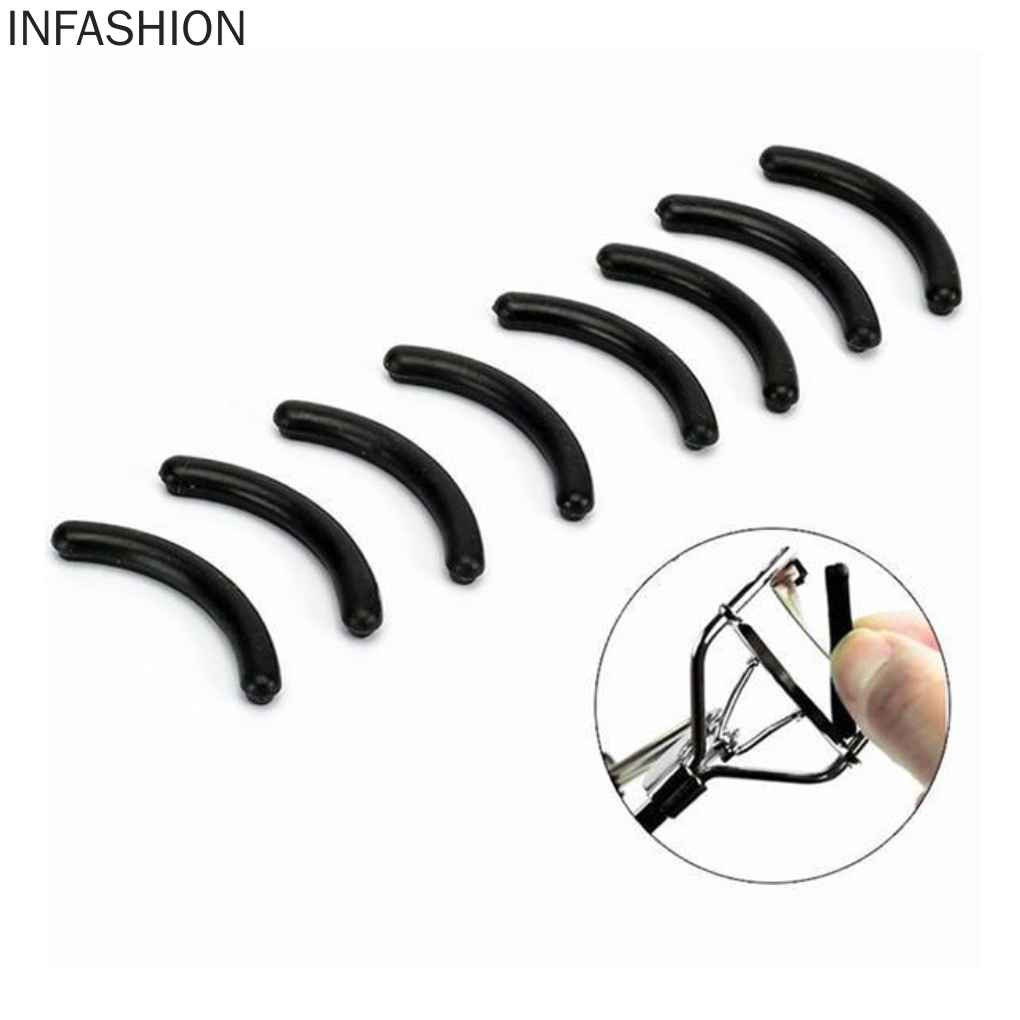 [Hàng mới về] Set 10 đệm bấm cong mi bằng cao su dùng để hỗ trợ uốn cong lông mi tiện dụng