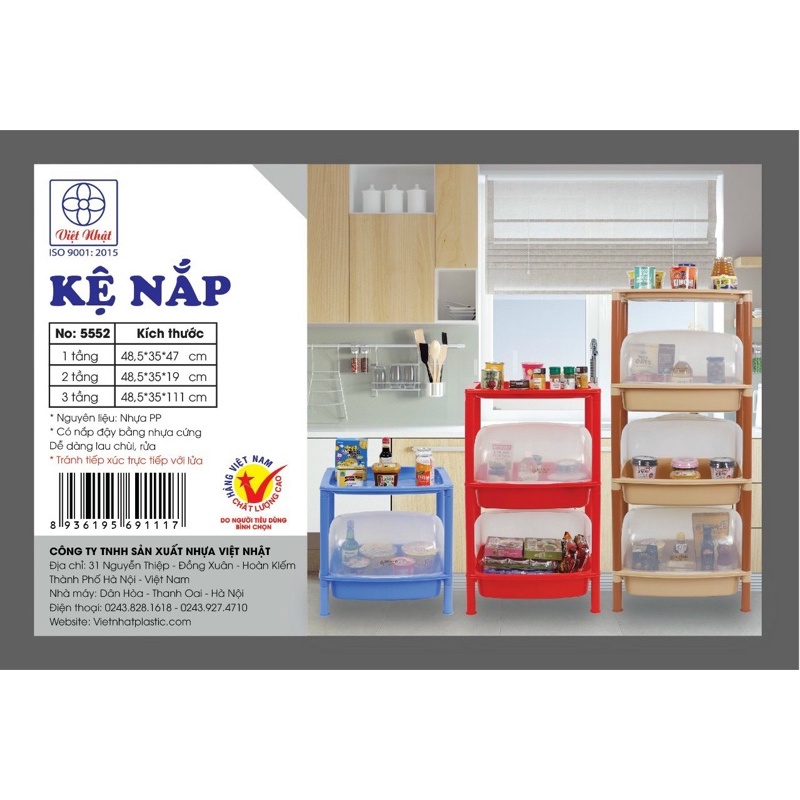 Hoả tốc- Kệ úp bát đũa, chạn bát có nắp đậy Việt Nhật, giá rẻ. Siêu Bền 3 tầng, 4 tầng- 5552- 5553