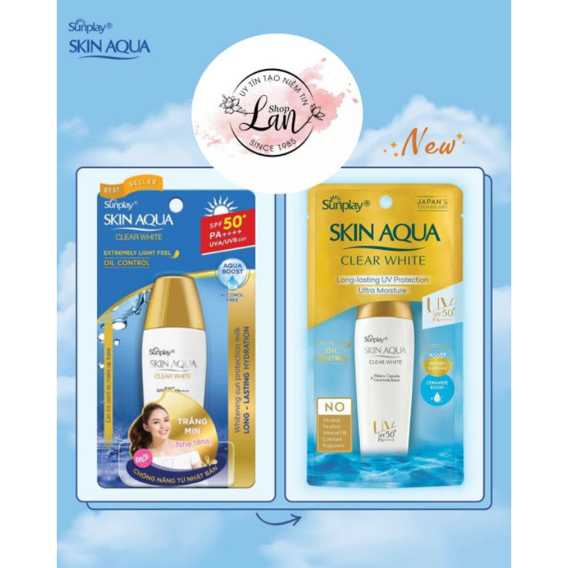 Kem Chống Nắng Sunplay Skin Aqua Clear White