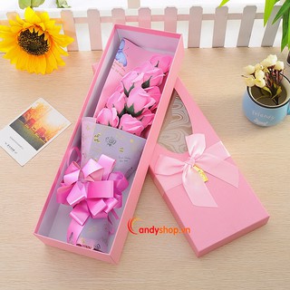 Hoa hồng sáp thơm 11 bông