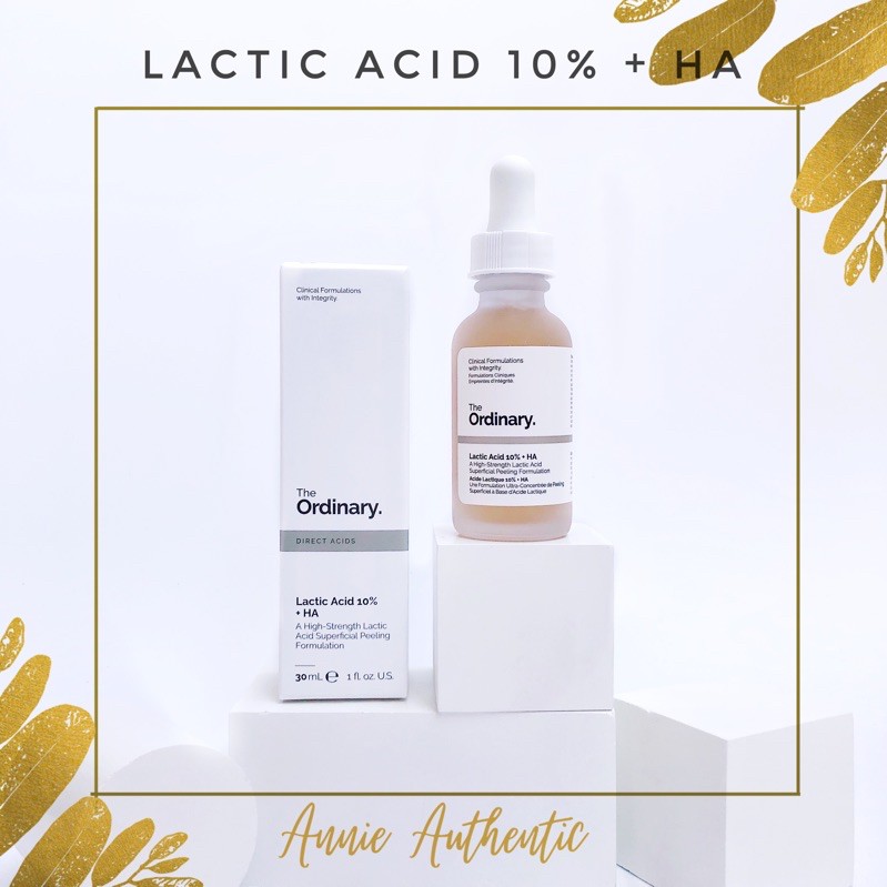 Tinh chất The Ordinary Lactic Acid 10% + HA 30ml