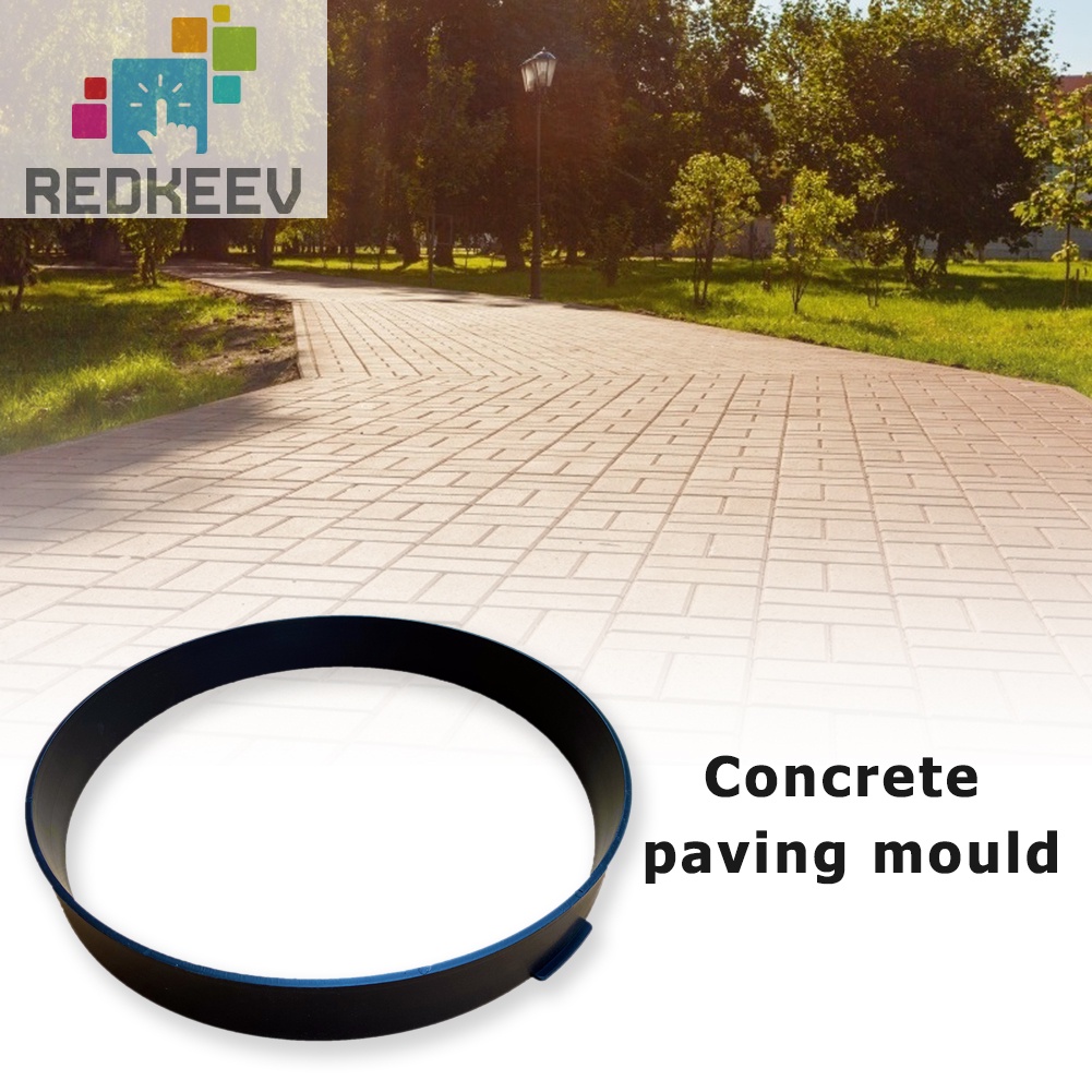 Khuôn làm gạch lót đường đi hình tròn tiện dụng cho sân vườn DIY