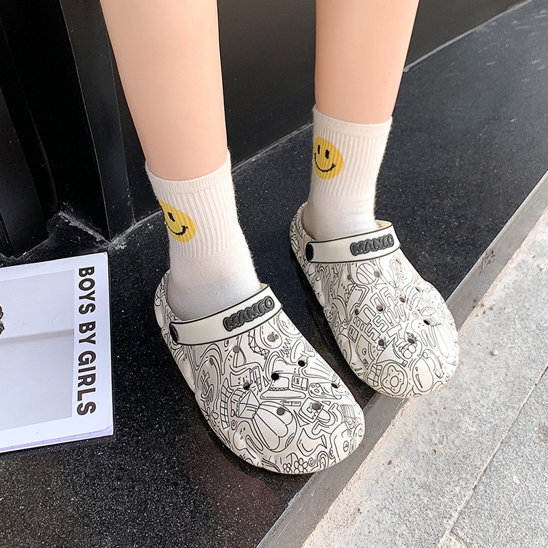 Sandal bít mũi phong cách Hàn Quốc thời trang dành cho cả nam và nữ AYUER