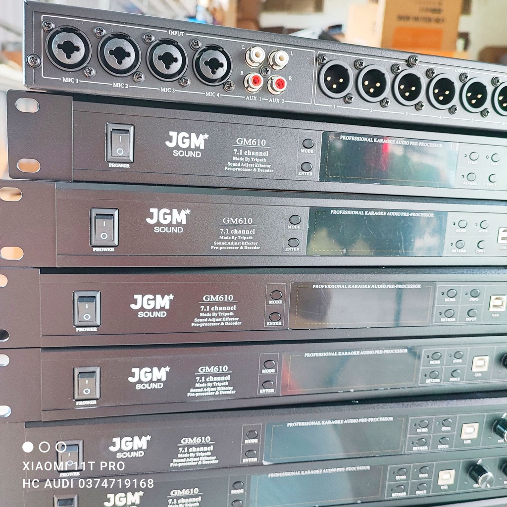 Vag số JGM GM610 âm thanh chuyên nghiệp hỗ trợ 2 cổng quang