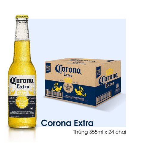 Bia Corona Extra - Bia Nhập Khẩu (355ml/ chai)