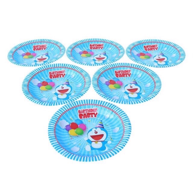 Set dĩa sinh nhật mẫu bé trai (set/6 cái)