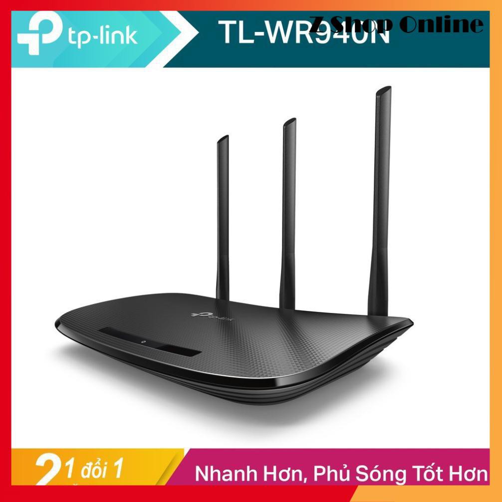 🎁 Bộ Phát Wifi TPLINK WR 940N 450Mbps -  3Anten- Hàng Chính Hãng 100%, Bảo Hành 2 Năm