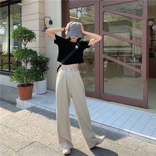 ORDER Quần jeans trắng ống loe dáng dài