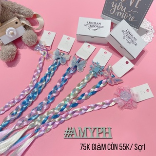 Sale off ⭐️ cột tóc thắt bính tóc giả
